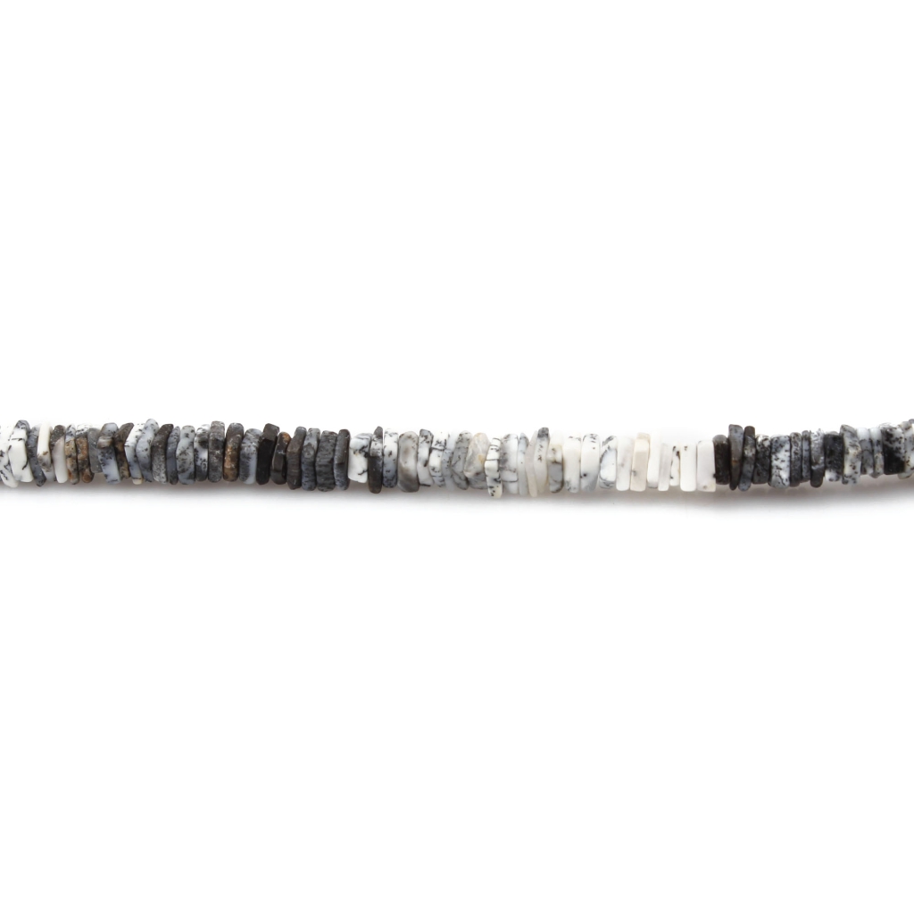 Natural Dendrite Opal Square Gemstone Beads For Jewelry Making