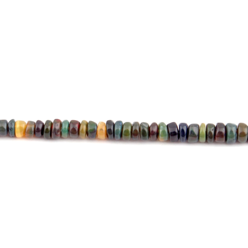 Natural Ethiopian Opal 5-8mm Round Gemstone Beads For Jewelry