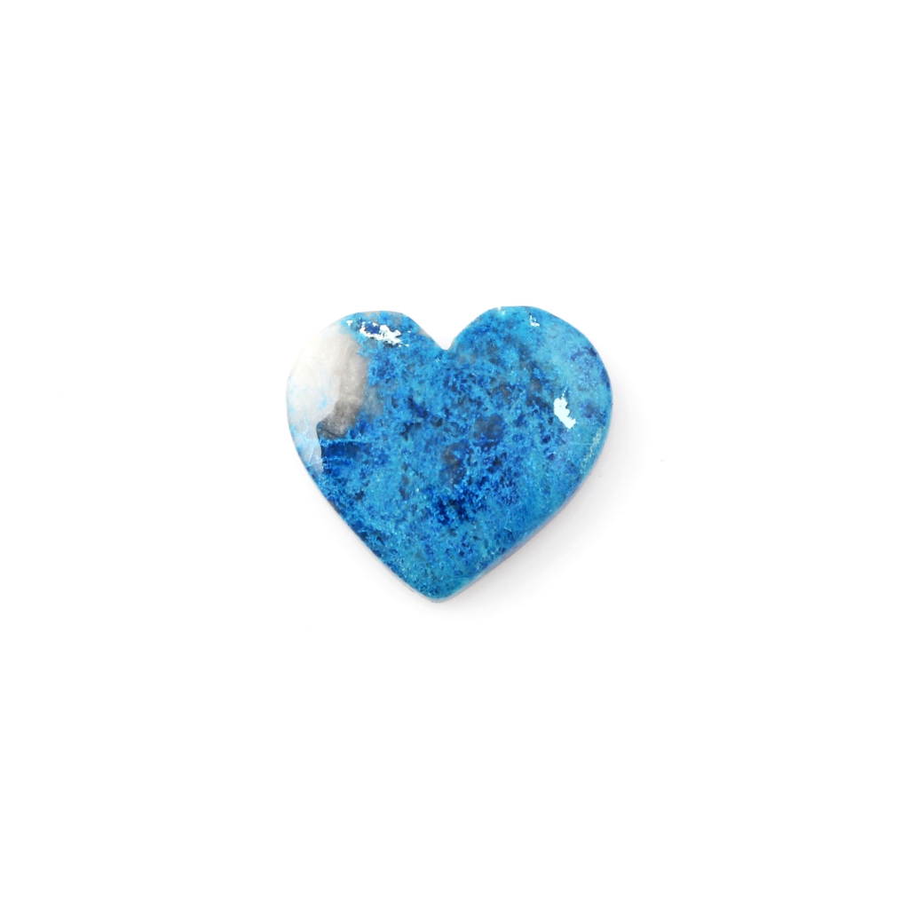 Natural Chrysocolla Gemstone, 23.2ct Shattuckite Chrysocolla Gemstone