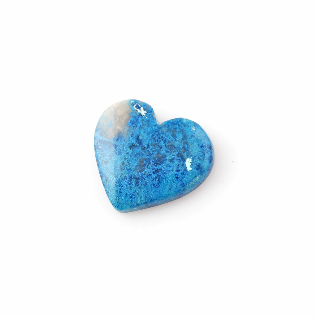 Natural Chrysocolla Gemstone, 23.2ct Shattuckite Chrysocolla Gemstone