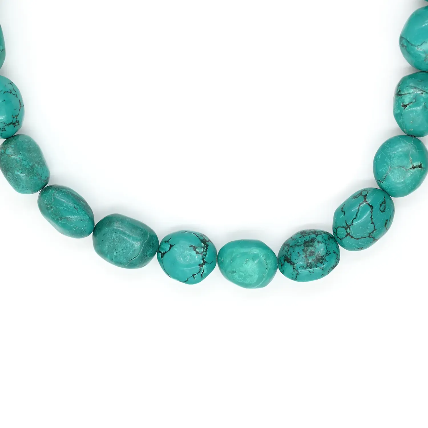 Tibetan Turquoise Plain Tumbled Beads