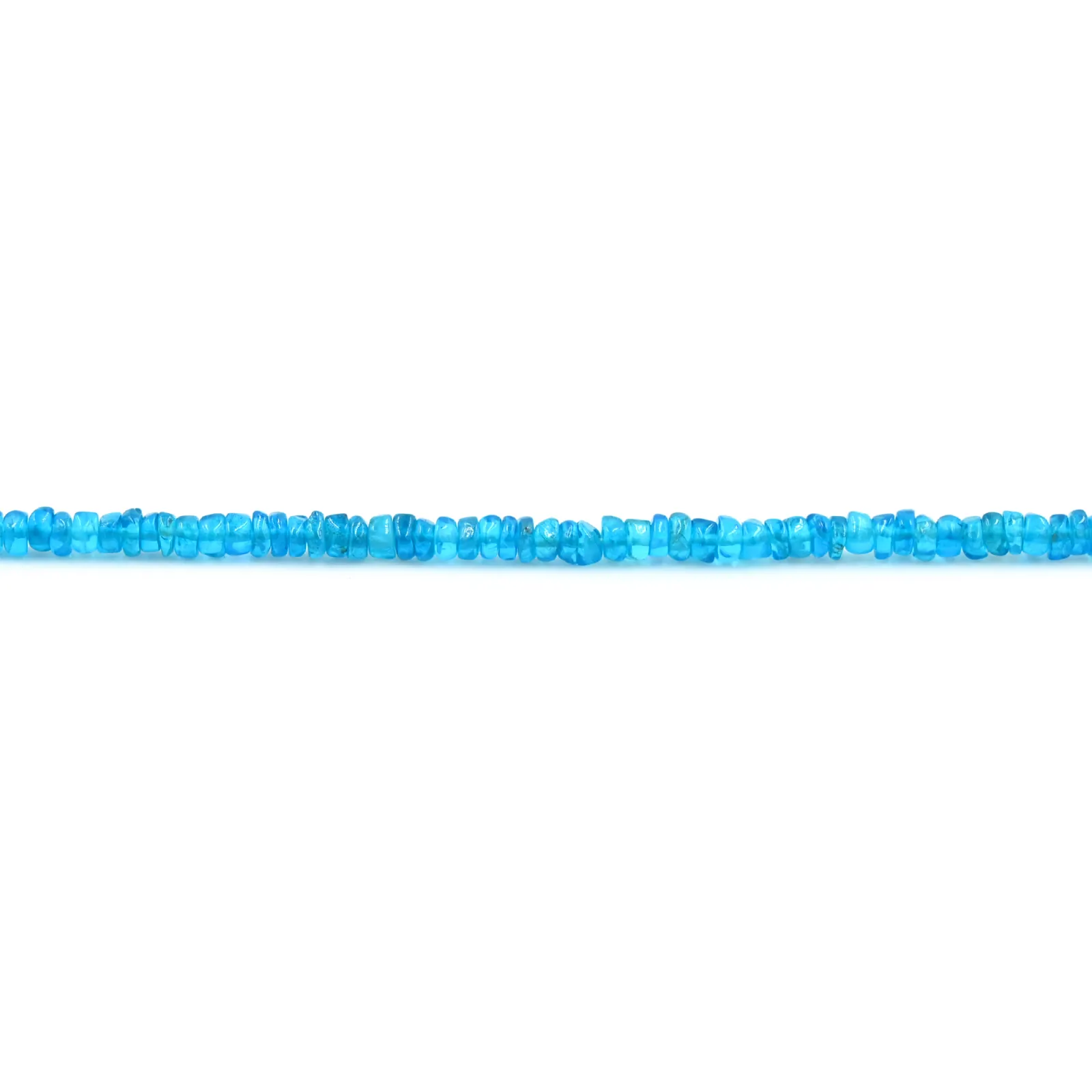 Sky Apatite Faceted Round Beads