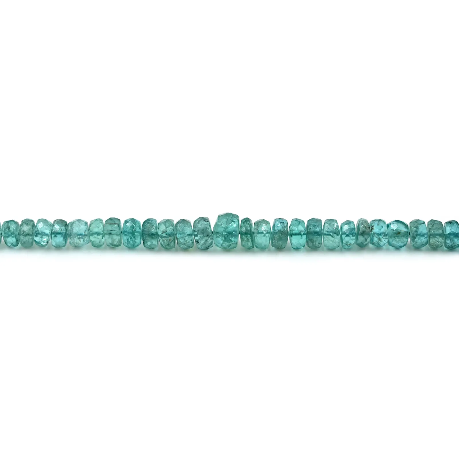 Apatite 4-7mm Faceted Rondelle Beads