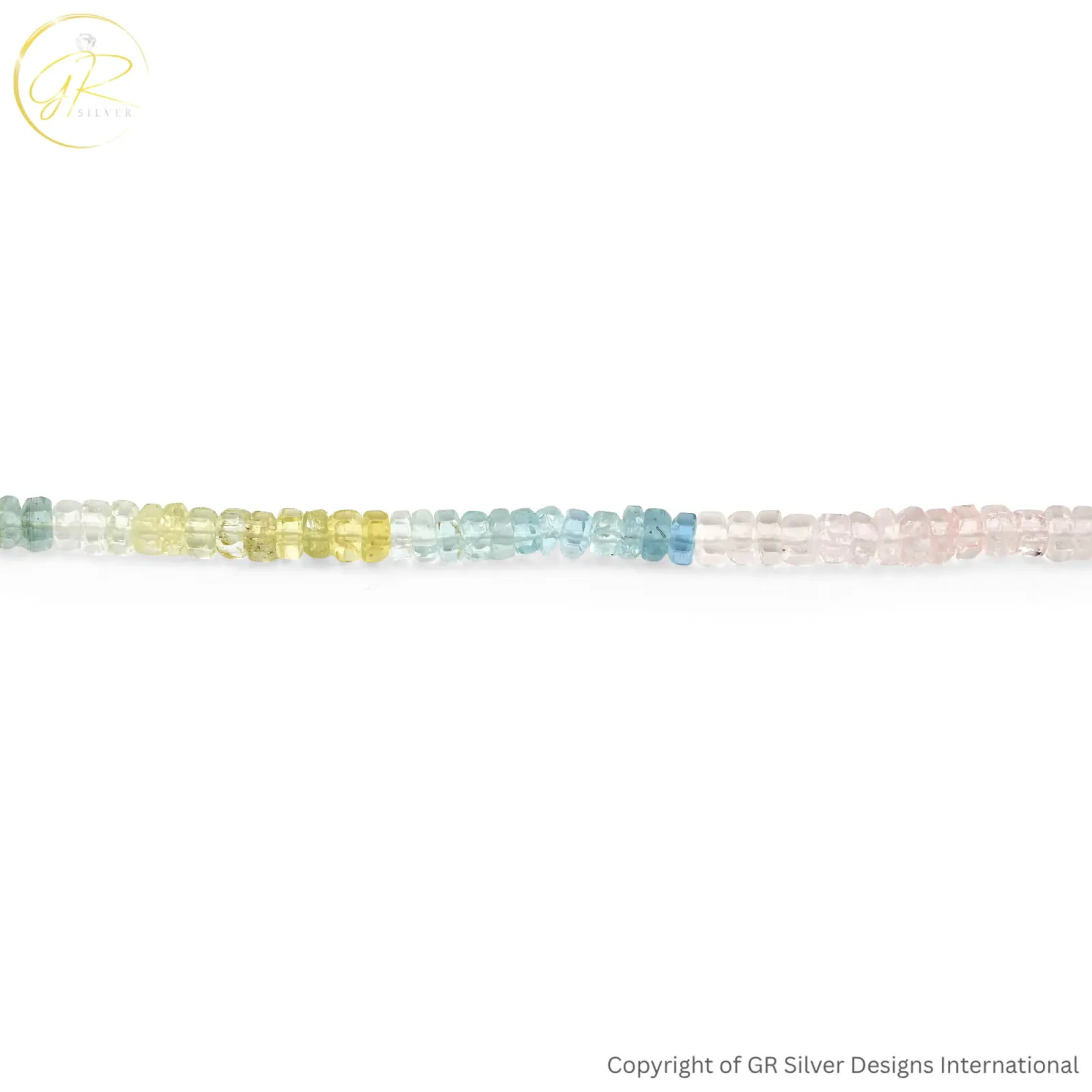 Natural Aquamarine Morganite 7-10 MM Faceted Hexagon Beads