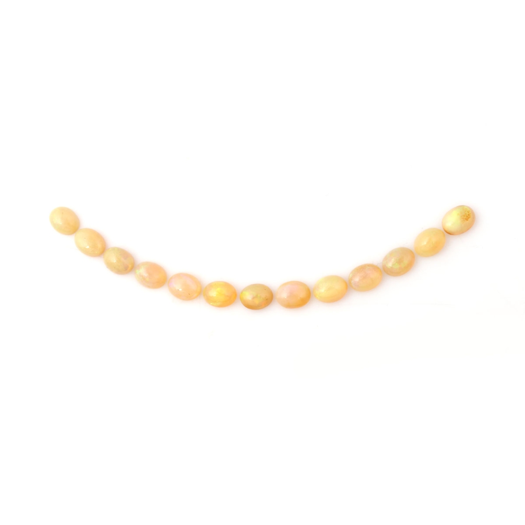 Natural Ethiopian opal 7x9mm Oval Shape Loose Gemstone