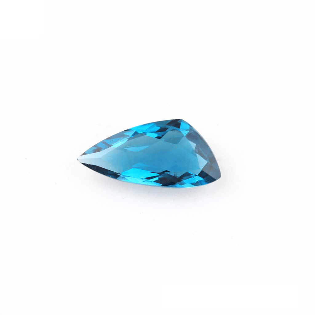 2 Pair Fancy Shape London Blue Topaz Stone