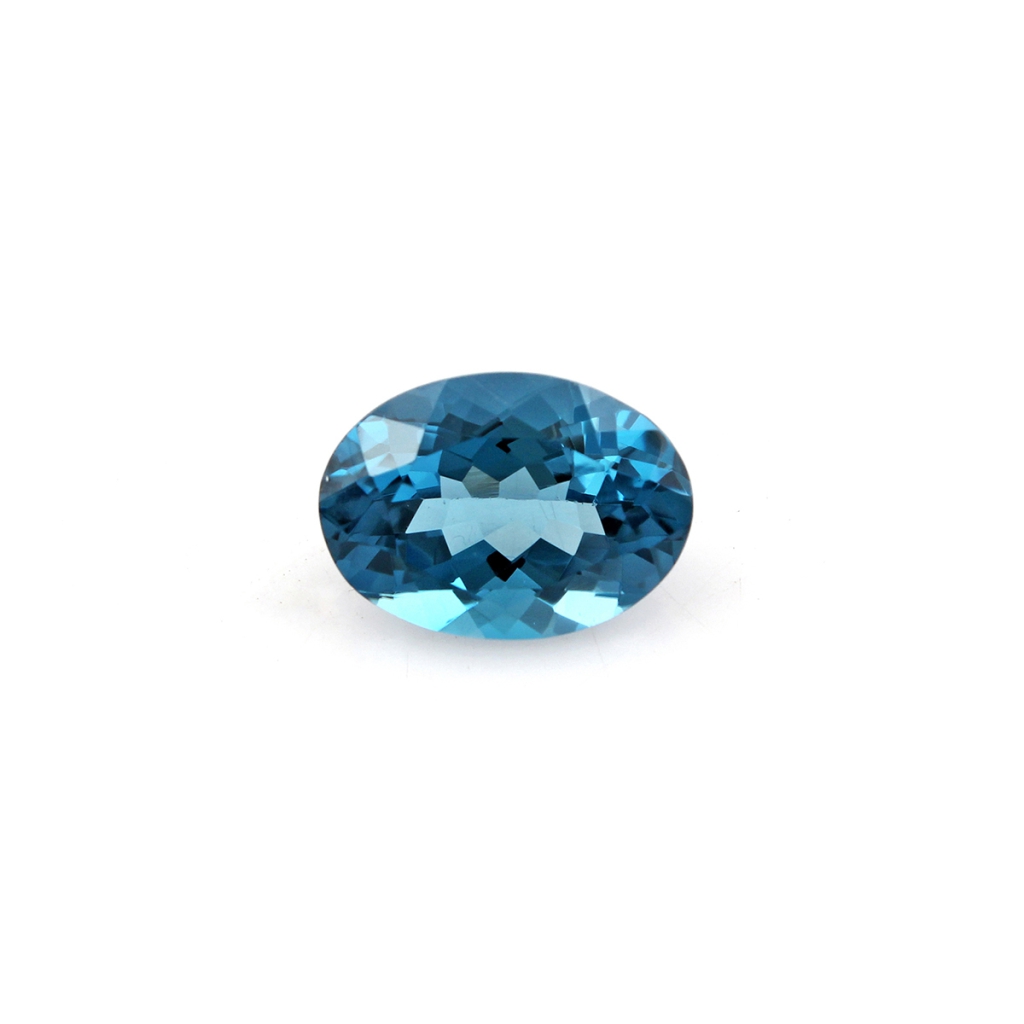 10x14mm Oval Shape London Blue Topaz Gemstone