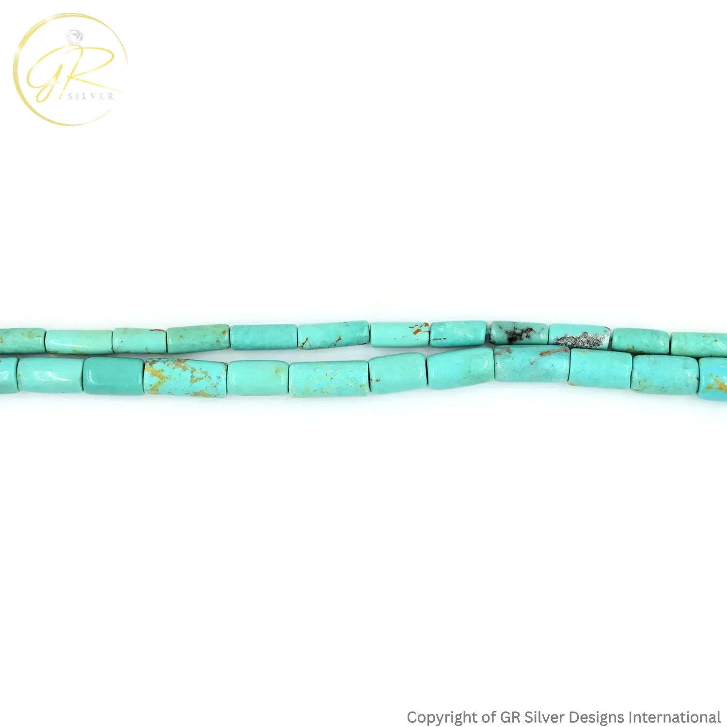 Turquoise Smooth Tube Beads
