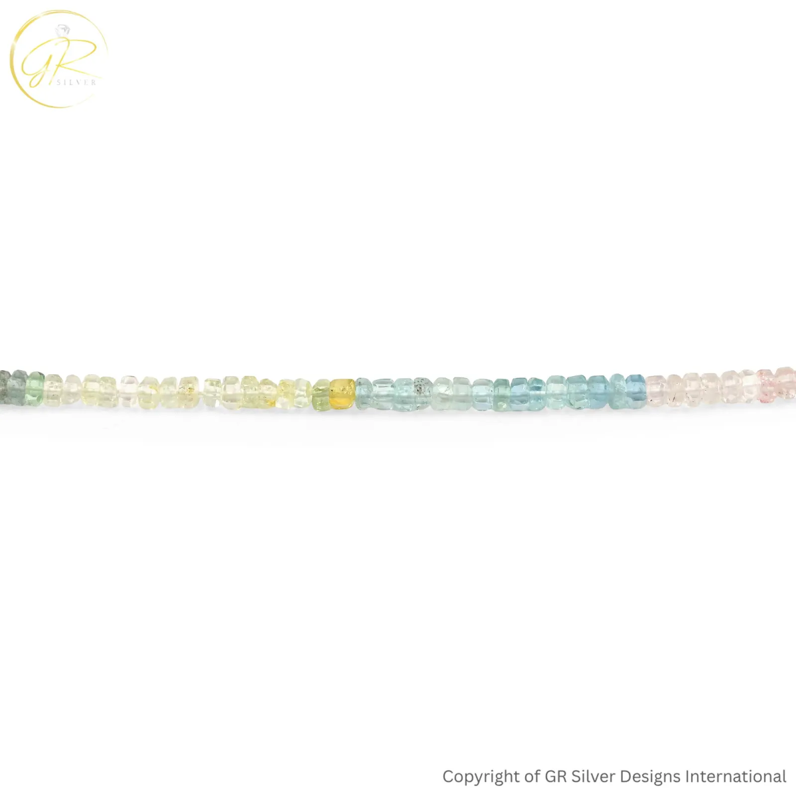 Natural Aquamarine Morganite 6-7 MM Faceted Hexagon Beads 16 Inch Strand